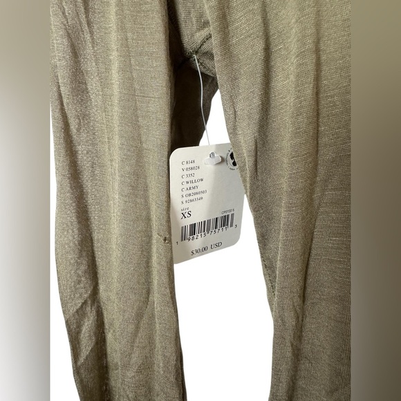 Free People Intimately Willow Long Sleeve Mock Neck Top XS - Picture 3 of 7